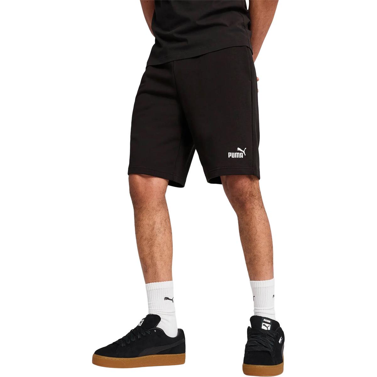 PUMA Essential No. 1 Logo Sweat Shorts Herre PUMA Black