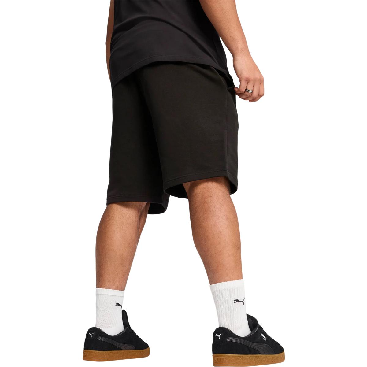 PUMA Essential No. 1 Logo Sweat Shorts Herre PUMA Black