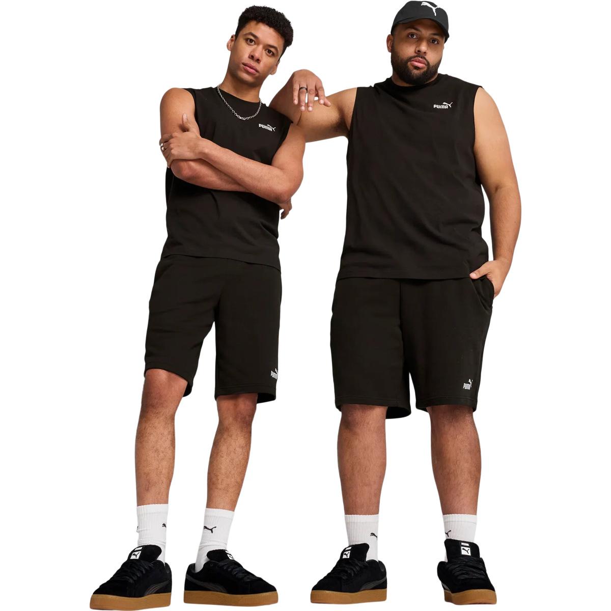 PUMA Essential No. 1 Logo Sweat Shorts Herre PUMA Black