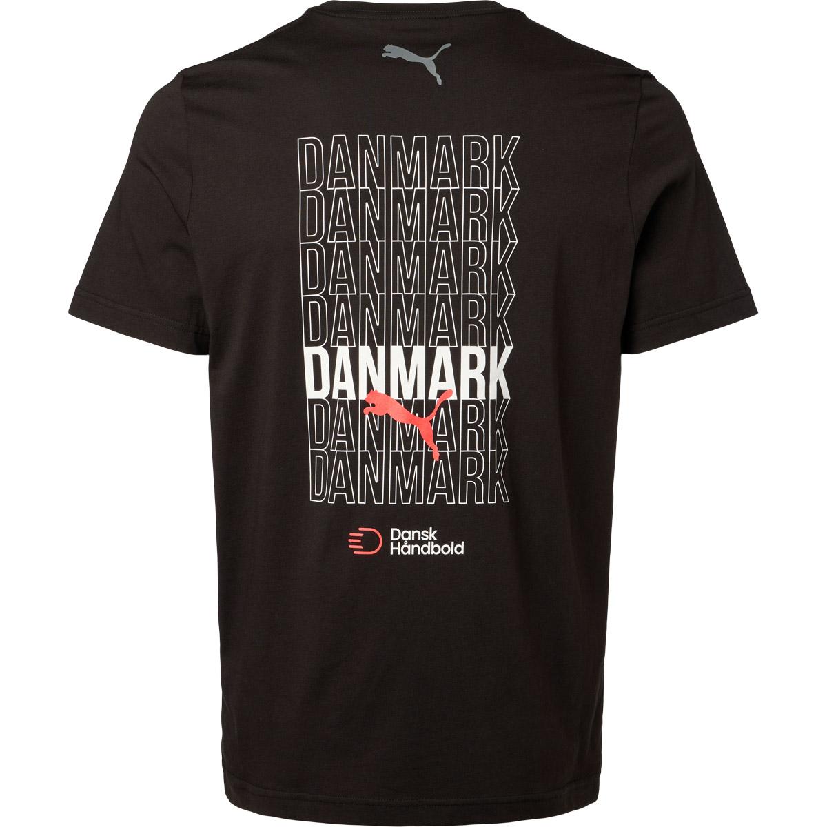 DanskHåndbold Rejse 26/27 T-skjorte Black