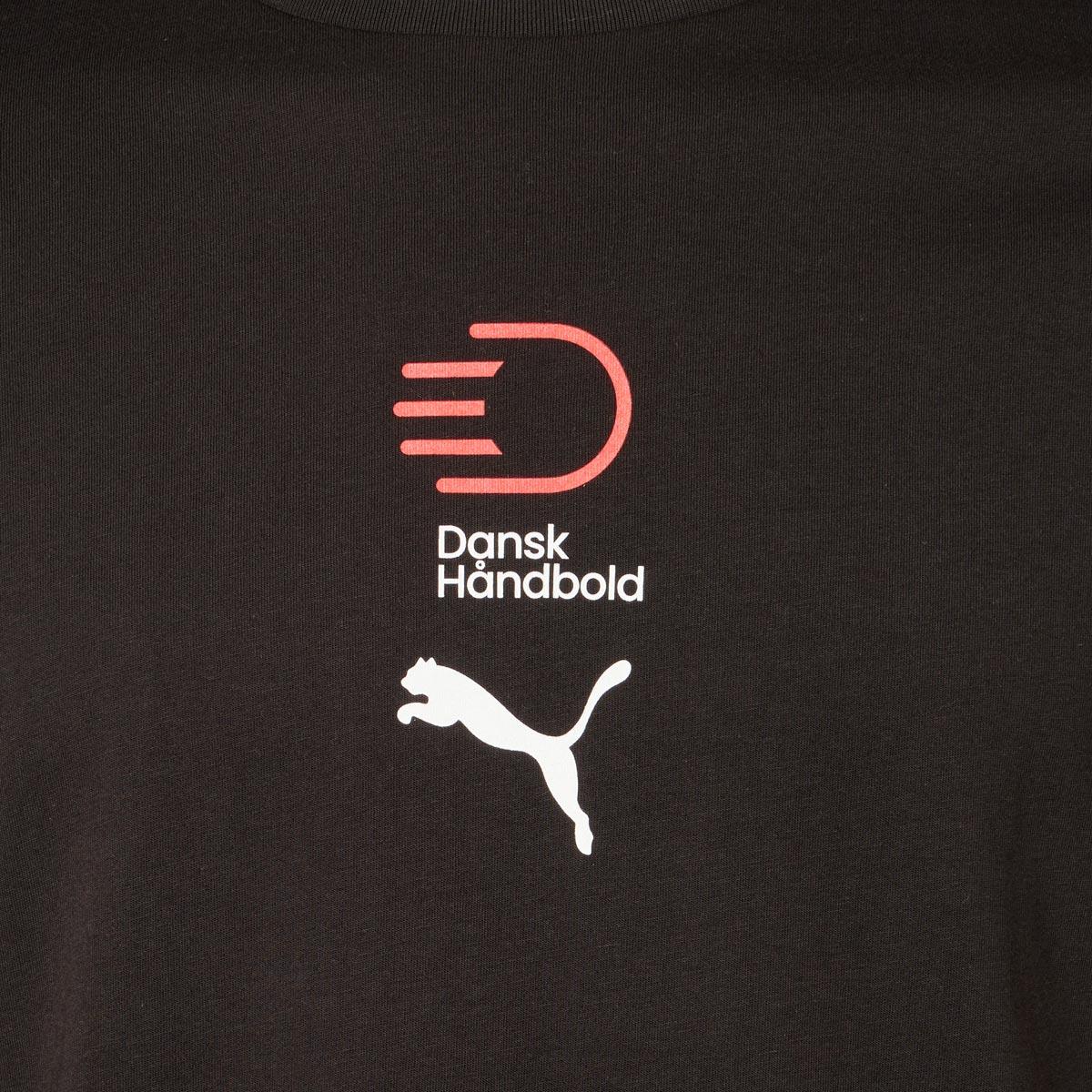 DanskHåndbold Rejse 26/27 T-skjorte Black