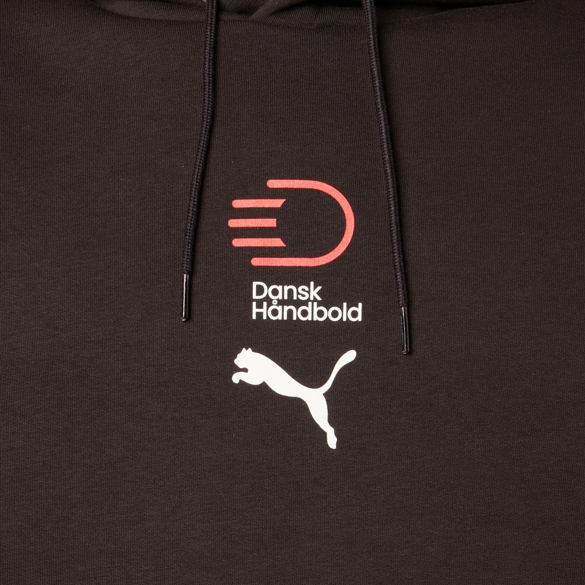 DanskHåndbold Rejse 26/27 Hettegenser Black