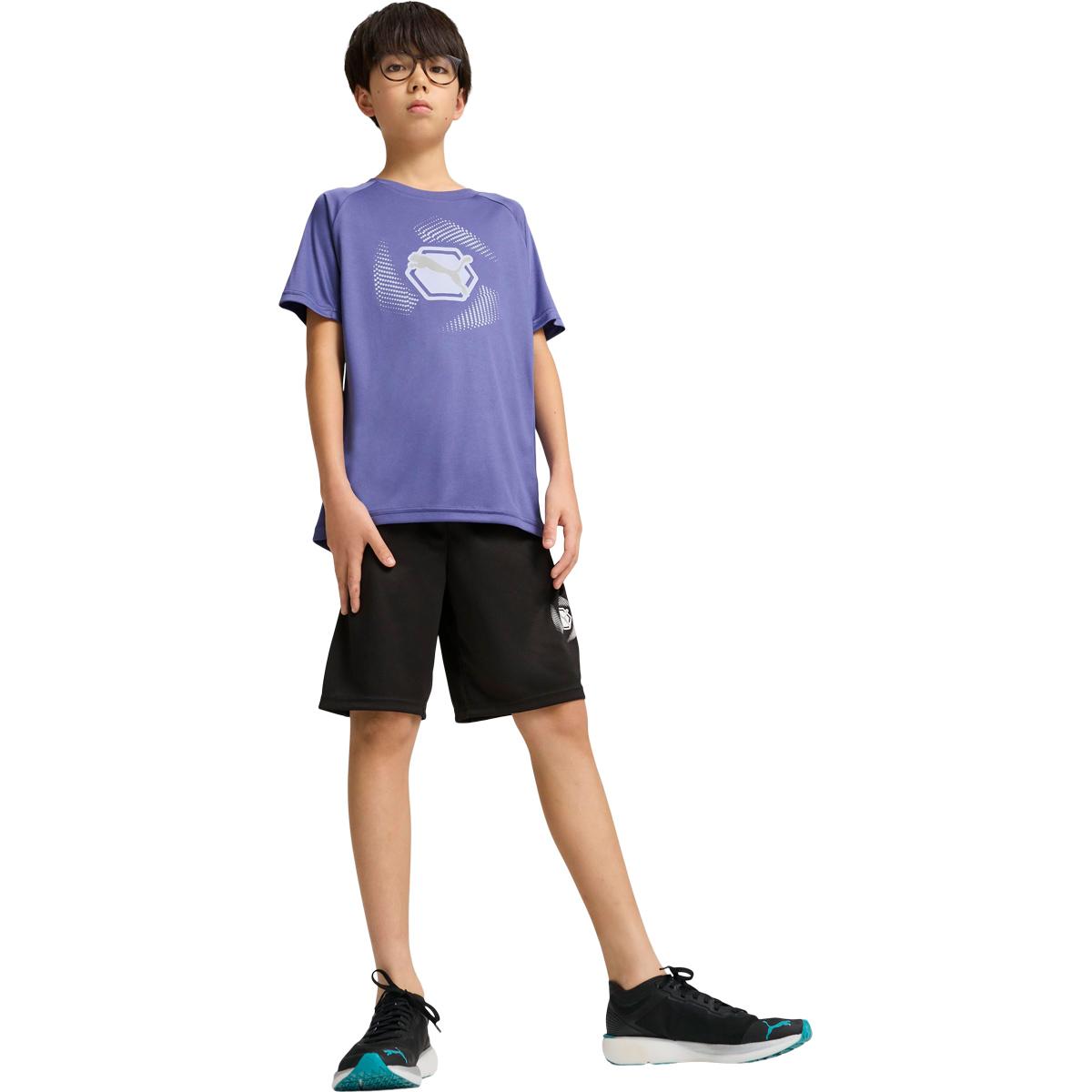 PUMA Active Sports Graphic Poly Træningsshorts Børn PUMA Black