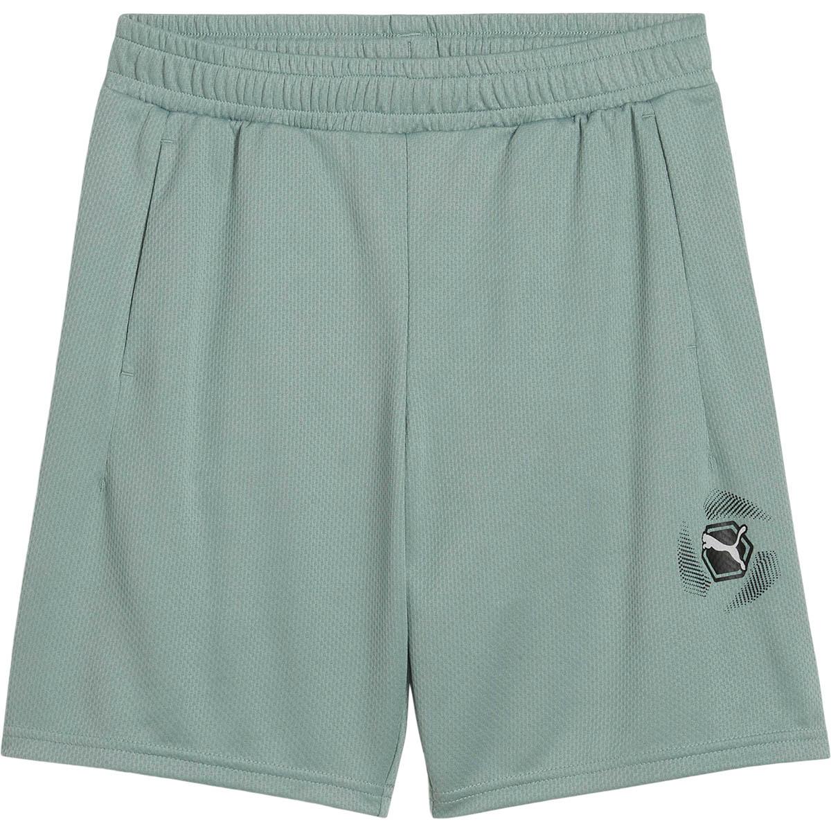 PUMA Active Sports Graphic Poly Treningsshorts Barn Green Moon
