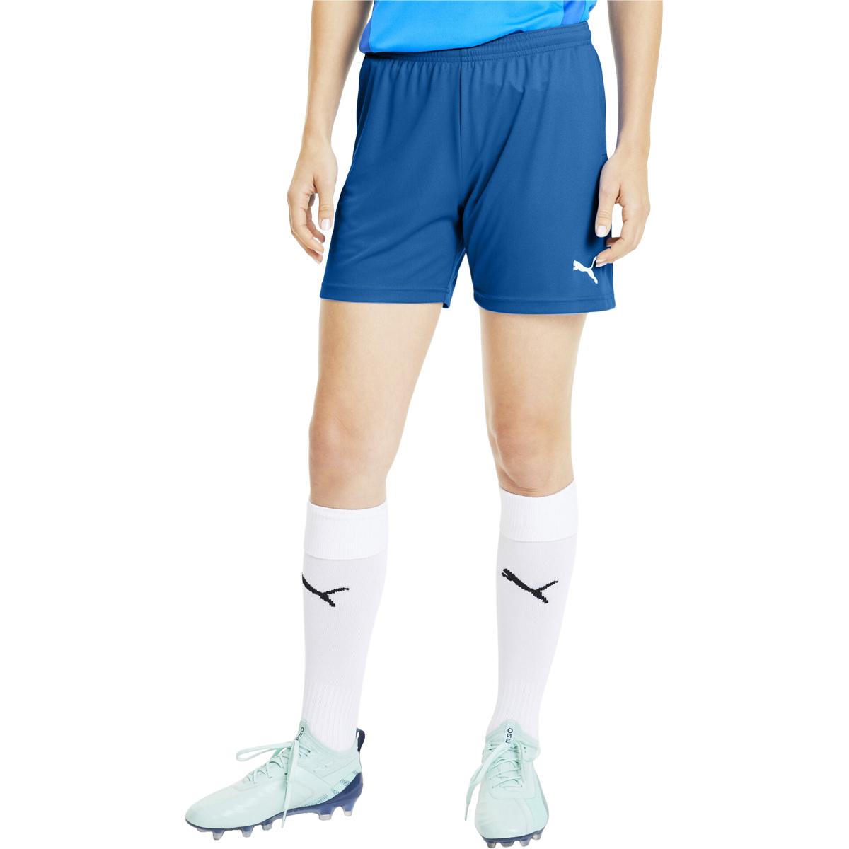 PUMA teamGOAL 23 Træningsshorts Dame Electric Blue Lemonade