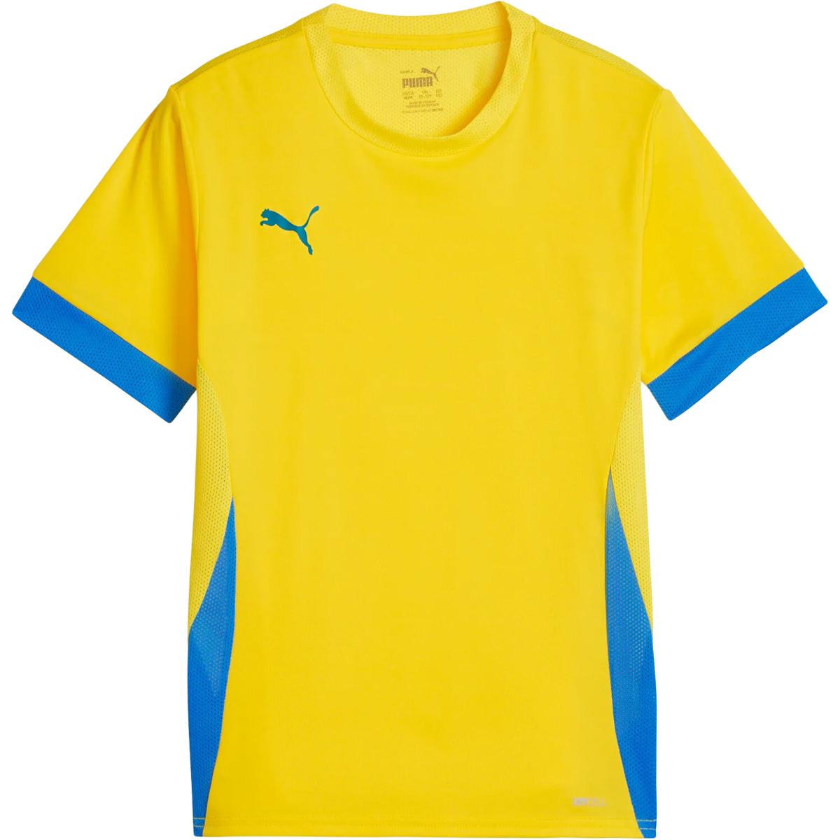PUMA teamGOAL Matchday Trenings T-skjorte Barn Faster Yellow-Electric Blue Le