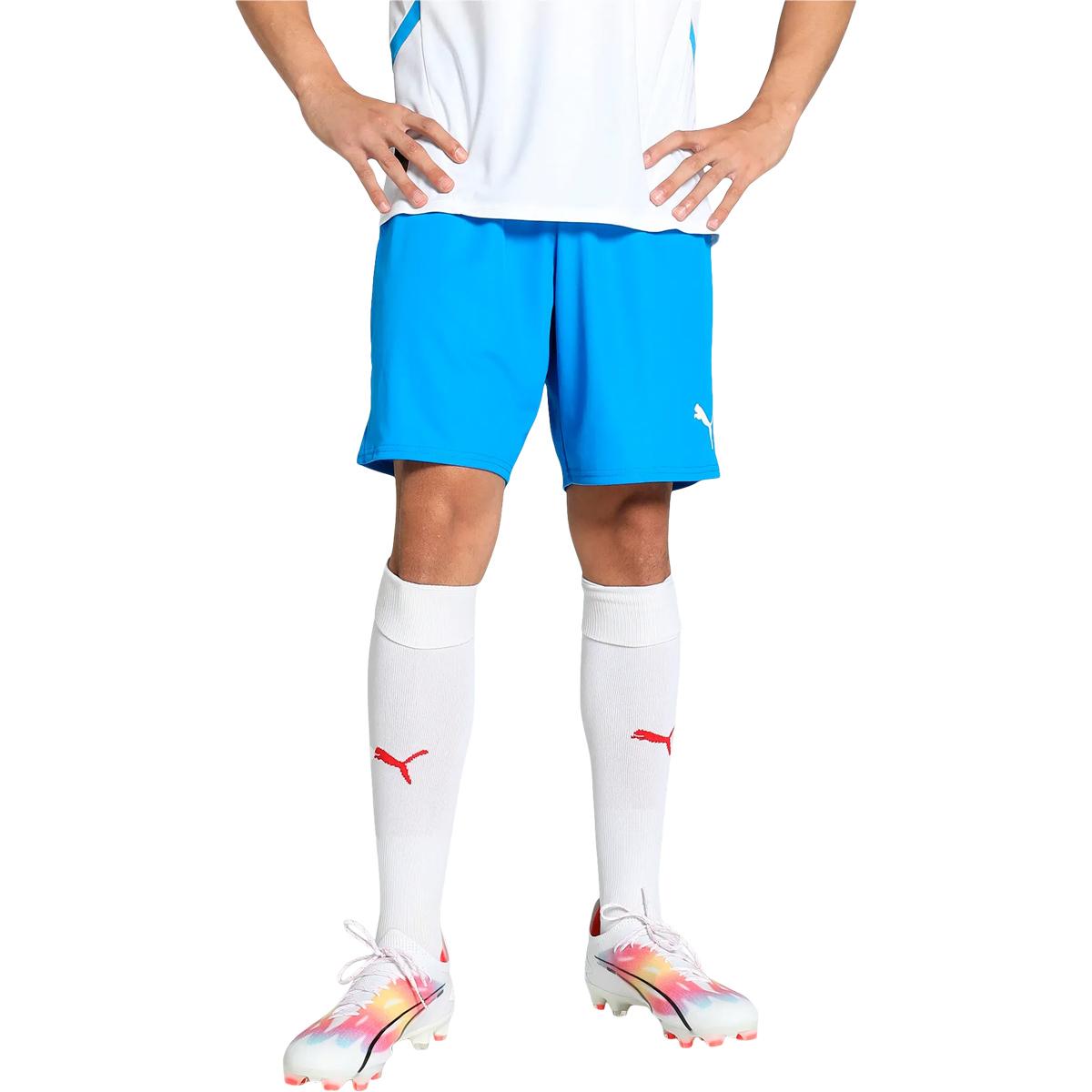 PUMA teamGOAL Træningsshorts White Glow