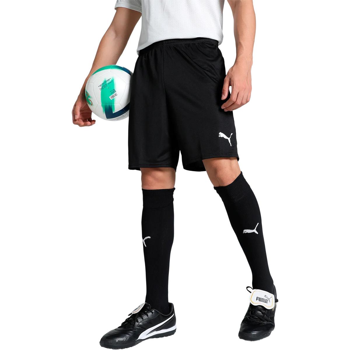 PUMA teamGOAL Træningsshorts PUMA Black - PUMA White