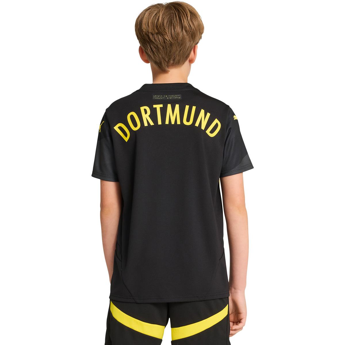 BVB Borussia Dortmund 24/25 Udebanetrøje Børn Black