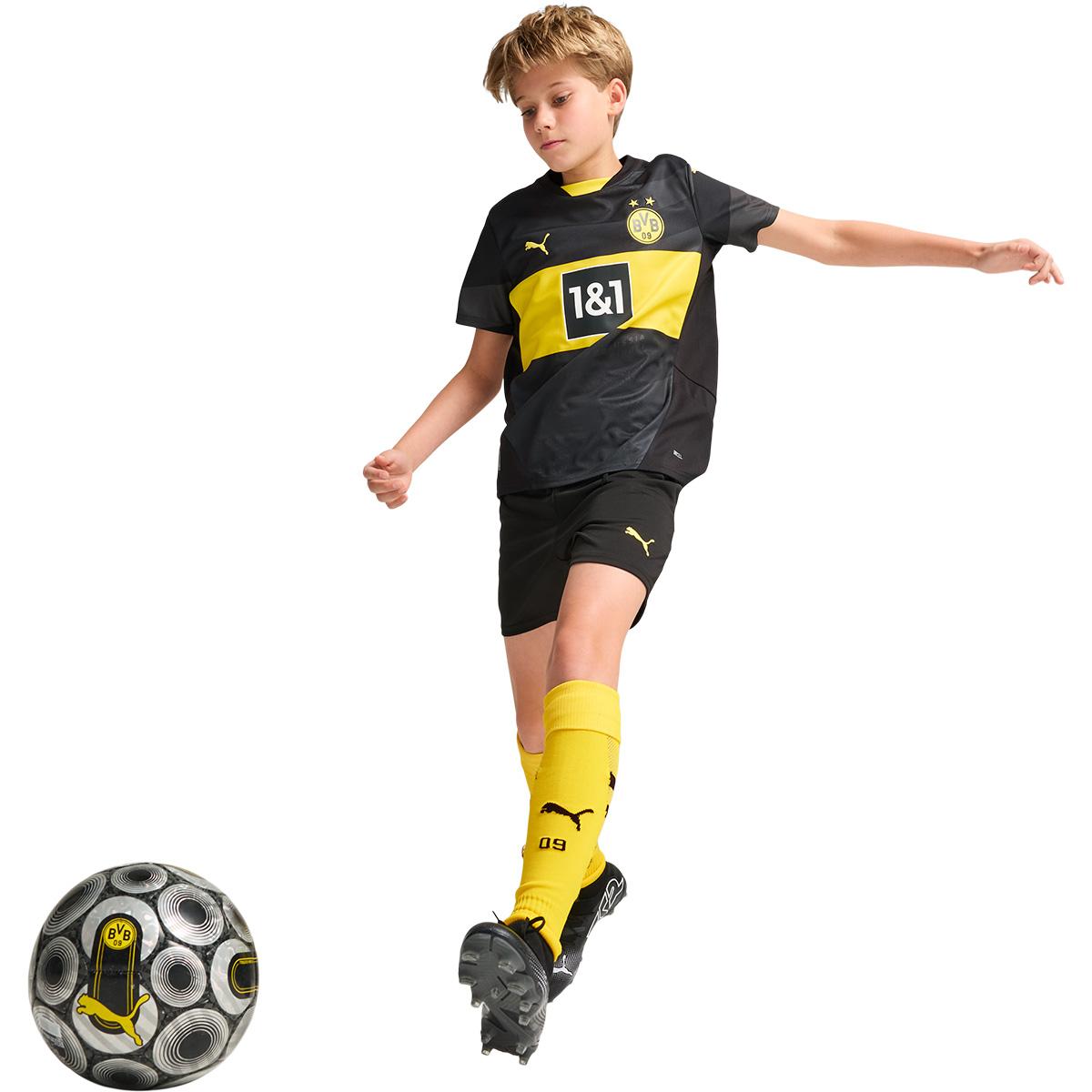 BVB Borussia Dortmund 24/25 Udebanetrøje Børn Black