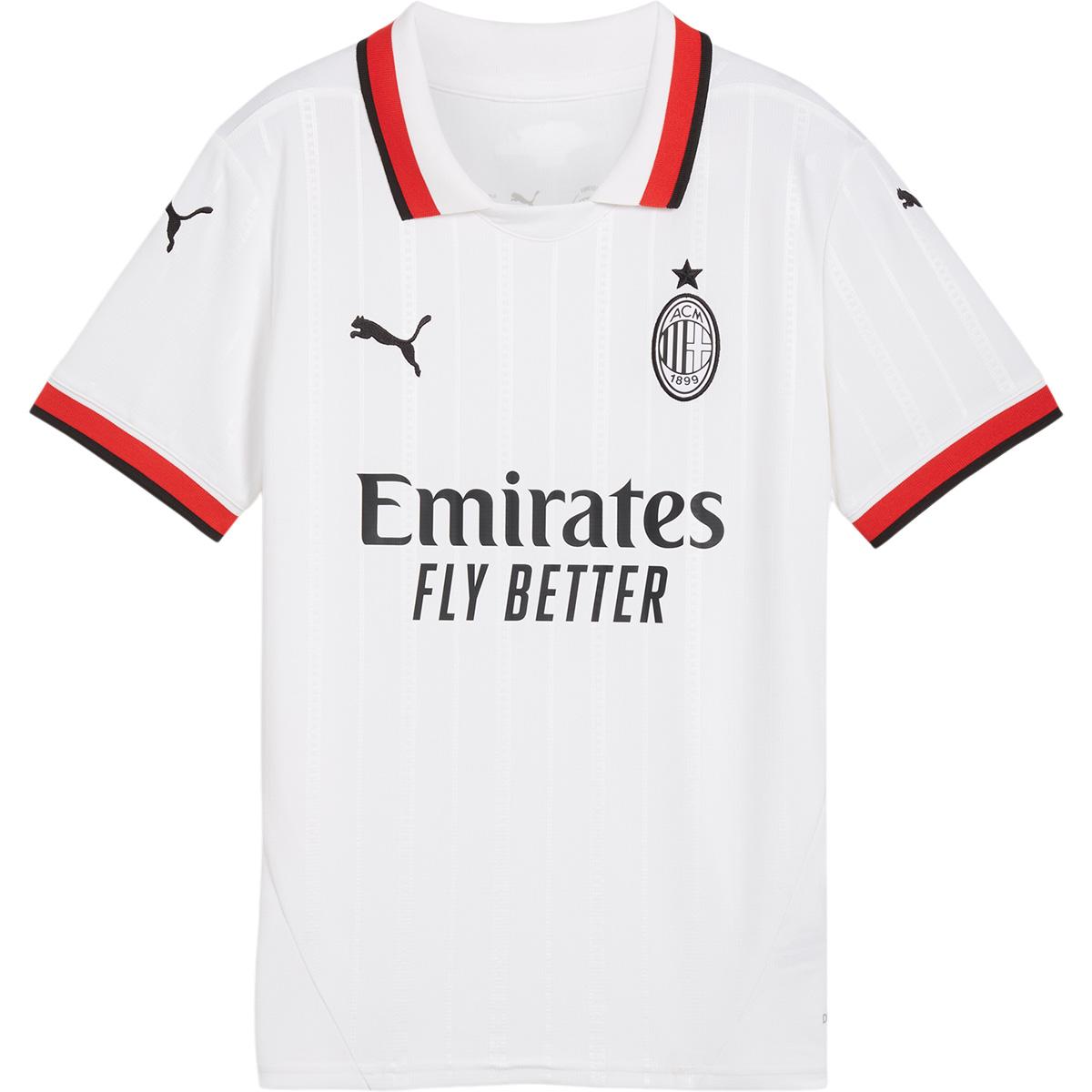 AC Milan 24/25 Udebanetrøje Børn White Glow