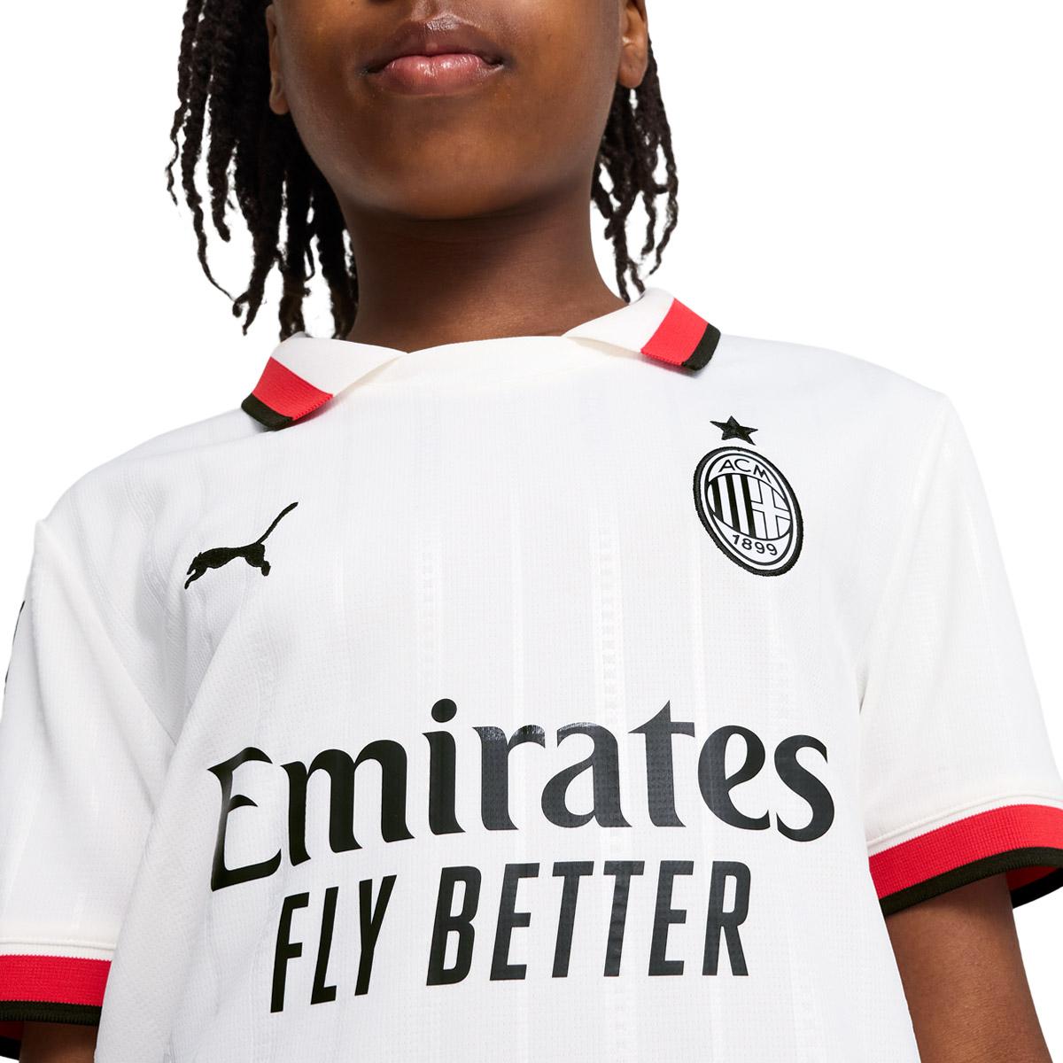 AC Milan 24/25 Udebanetrøje Børn White Glow