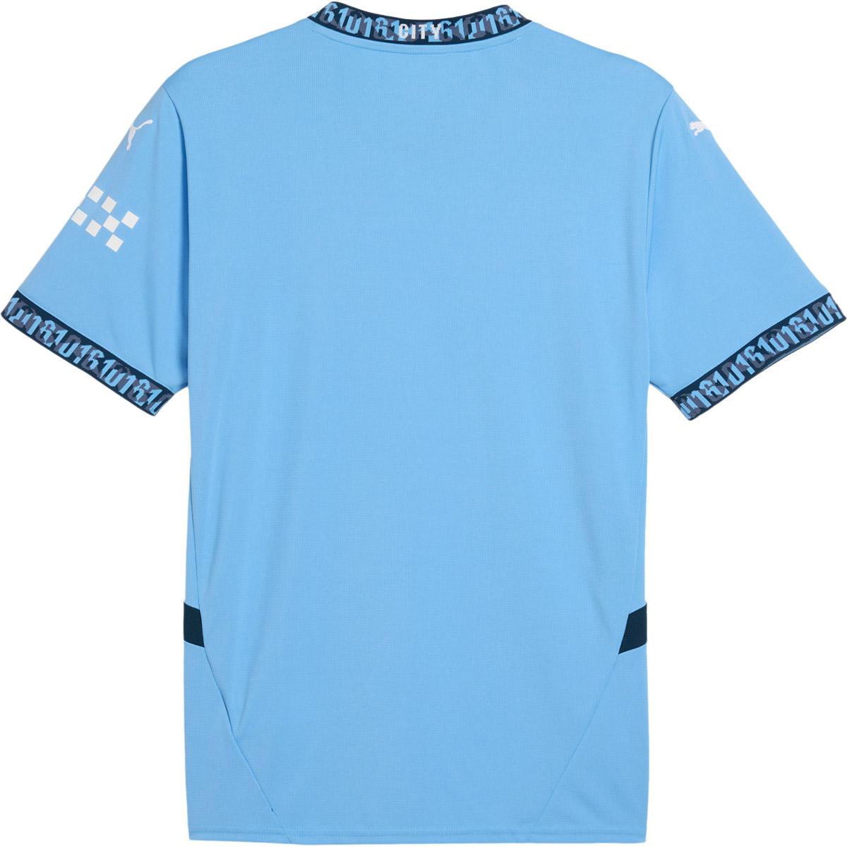 Manchester City 24/25 Hjemmebanetrøje PUMA White-PUMA Black-Poison P