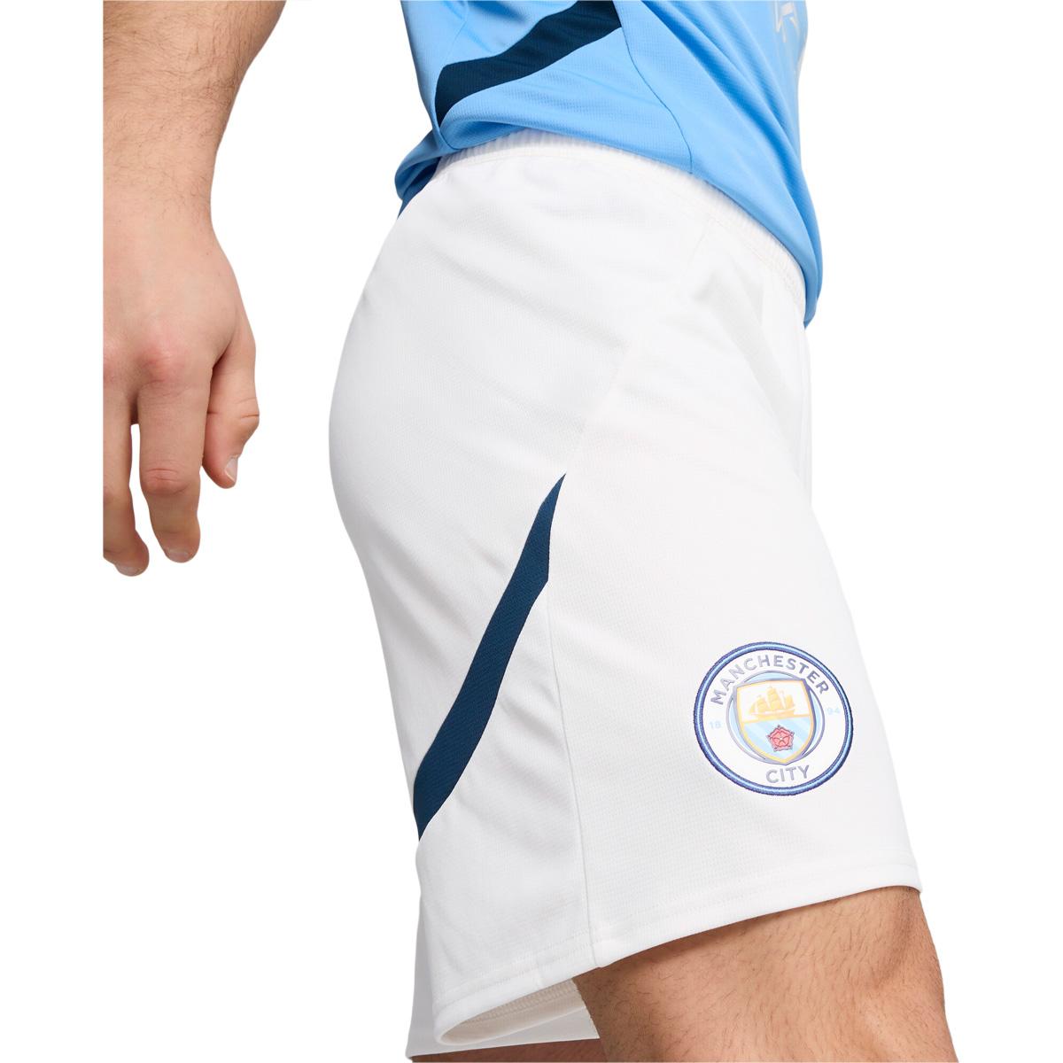 Manchester City 24/25 Hjemmebaneshorts PUMA White-For All Time Red