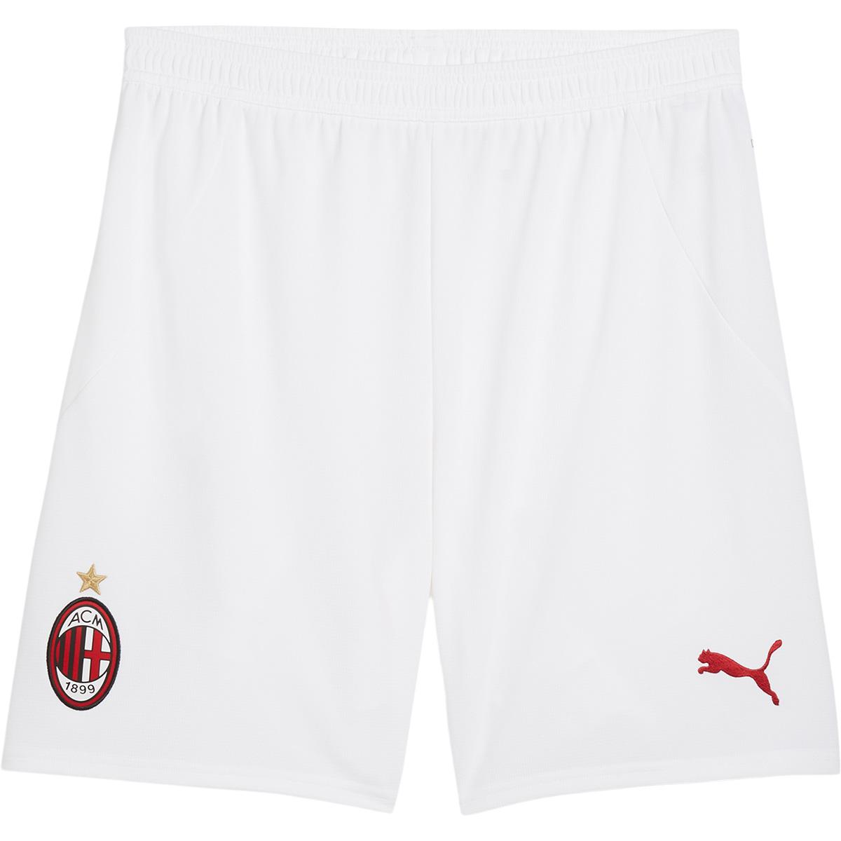 AC Milan 24/25 Hjemmebaneshorts PUMA White-For All Time Red