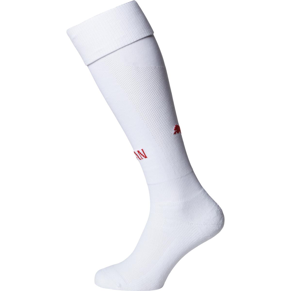AC Milan 24/25 Fodboldstrømper PUMA White-For All Time Red