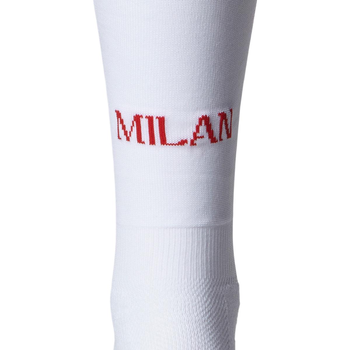 AC Milan 24/25 Fodboldstrømper PUMA White-For All Time Red