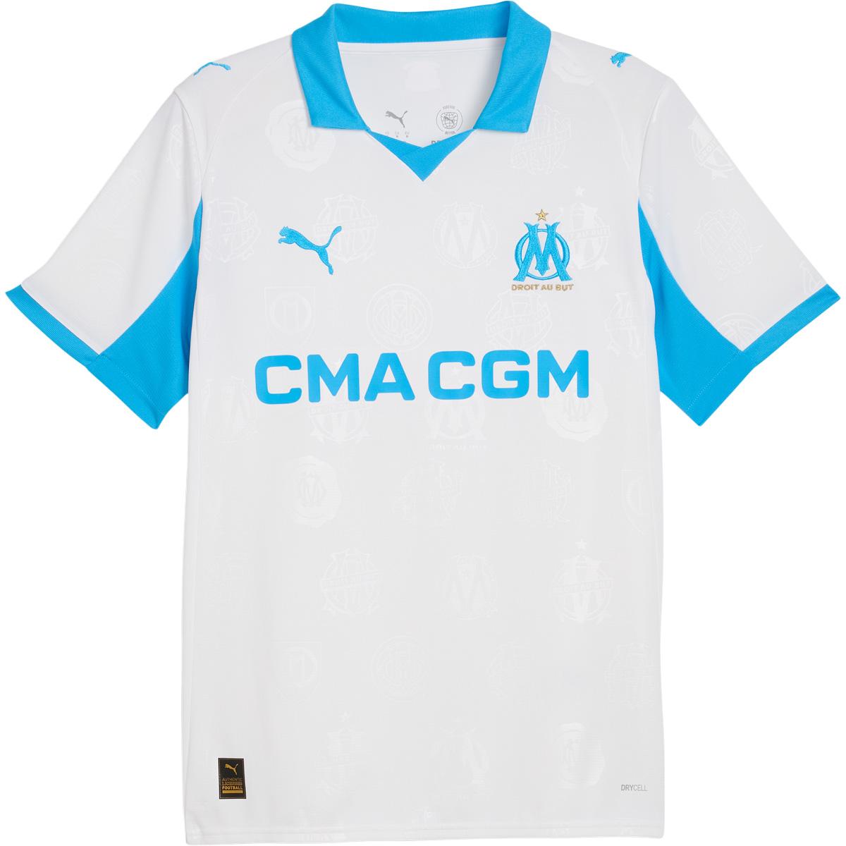 Olympique Marseille 25/26 Hjemmebanetrøje White