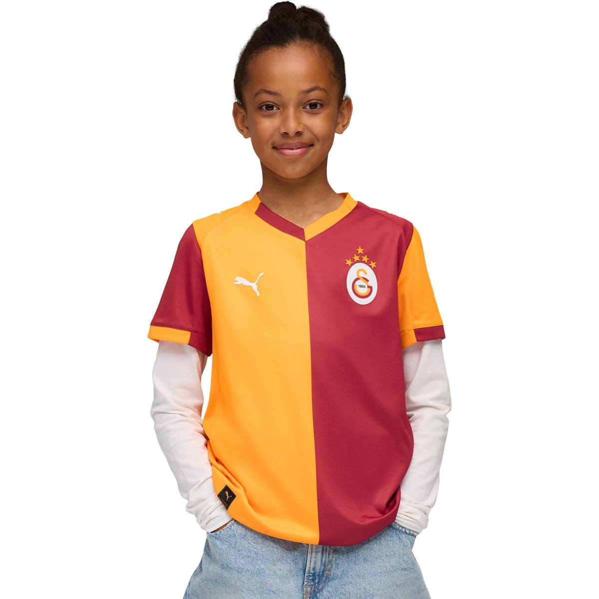 Galatasaray 25/26 Hjemmebanetrøje Børn Red/Orange