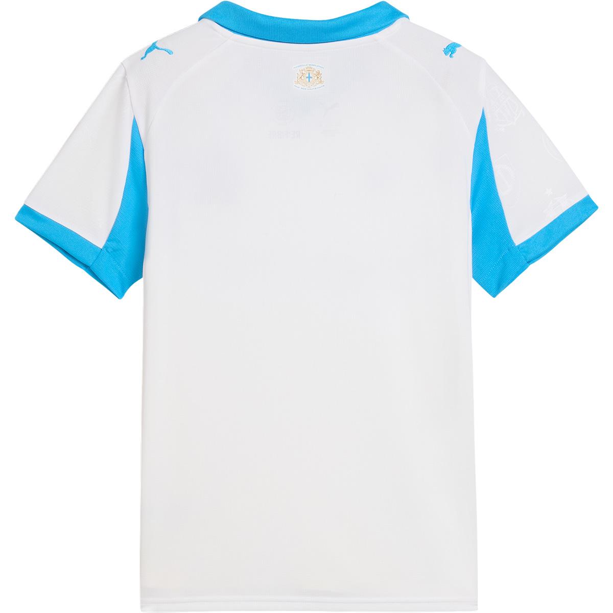 Olympique Marseille 25/26 Hjemmebanetrøje Børn White