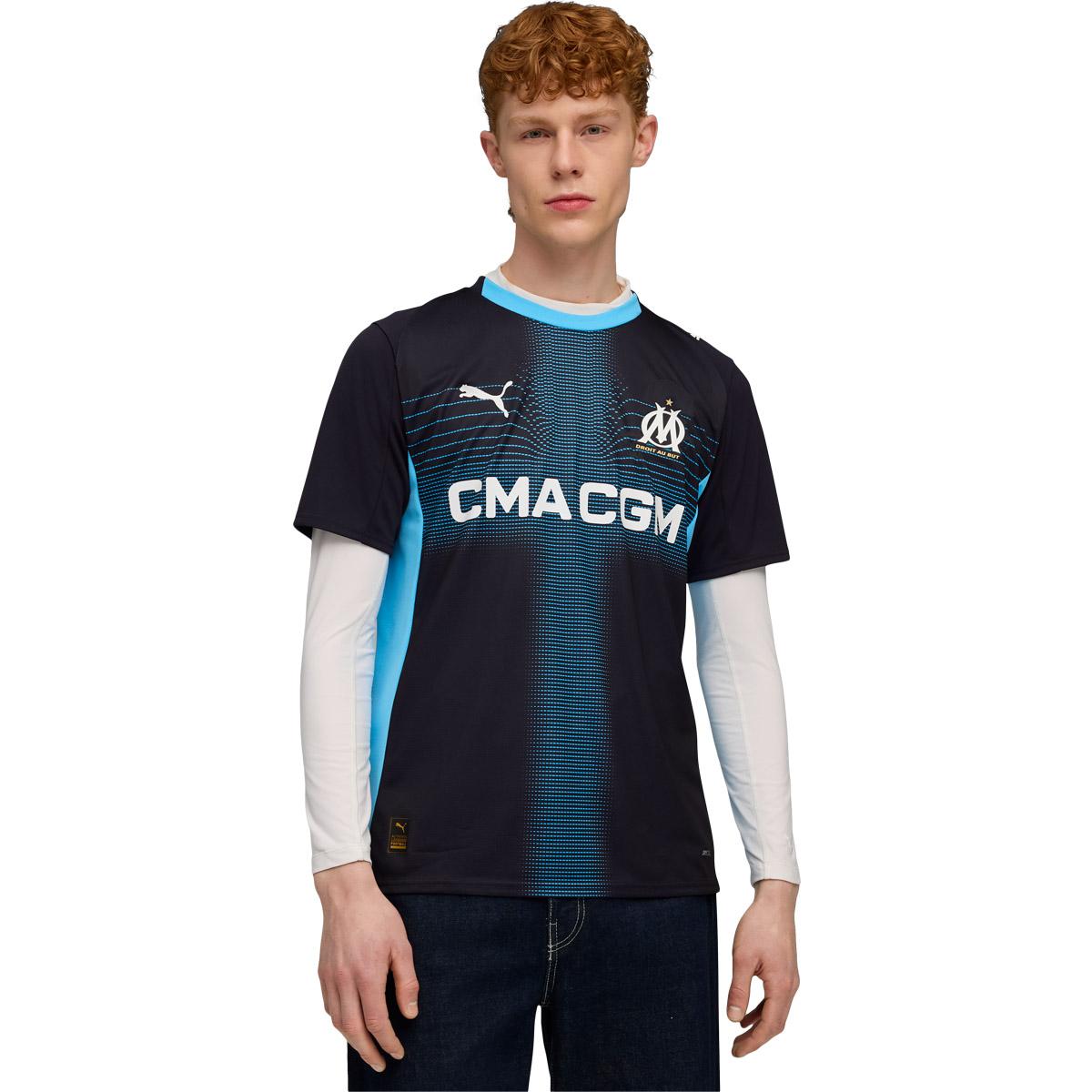 Olympique Marseille 25/26 Udebanetrøje Black