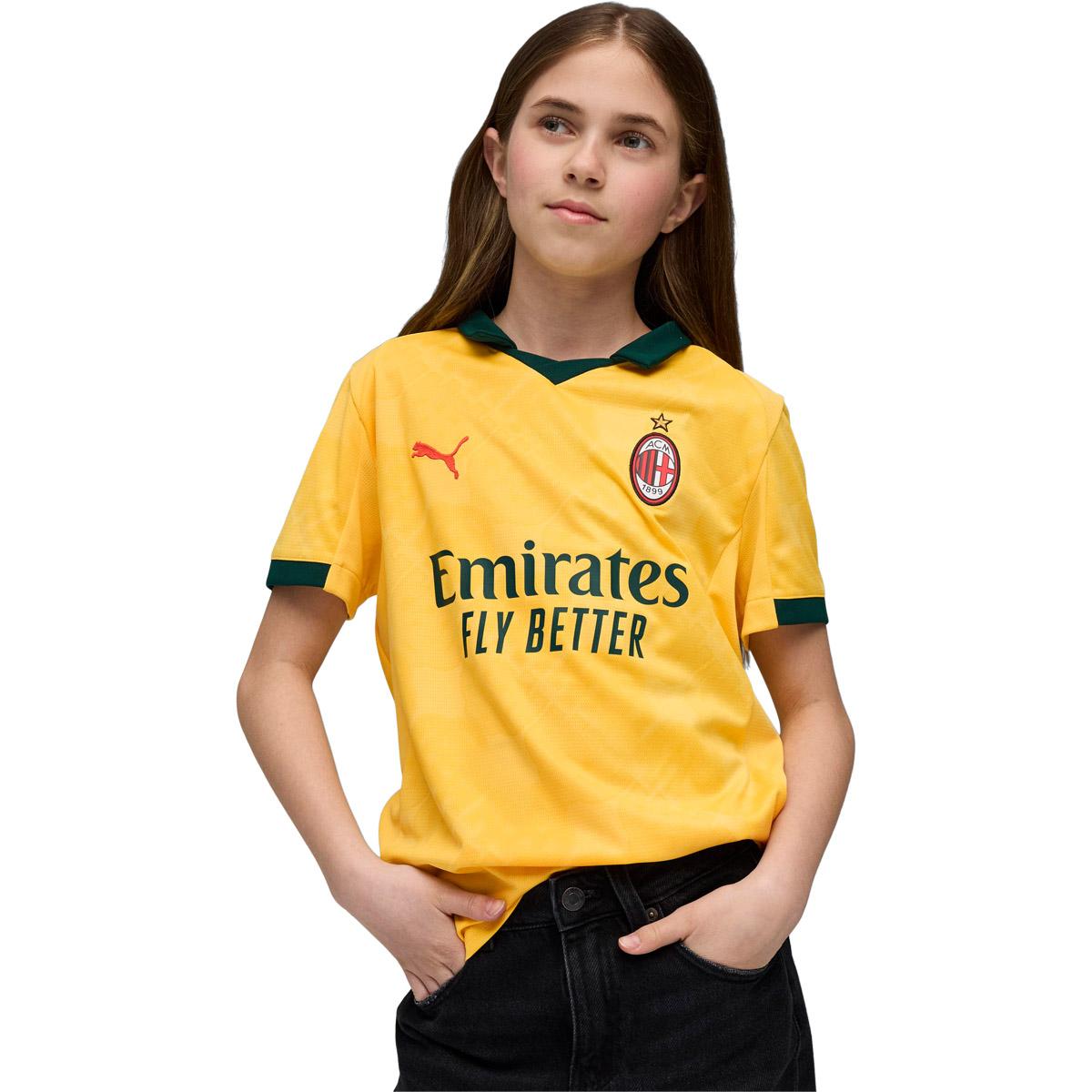 AC Milan 25/26 3. Trøje Børn Yellow