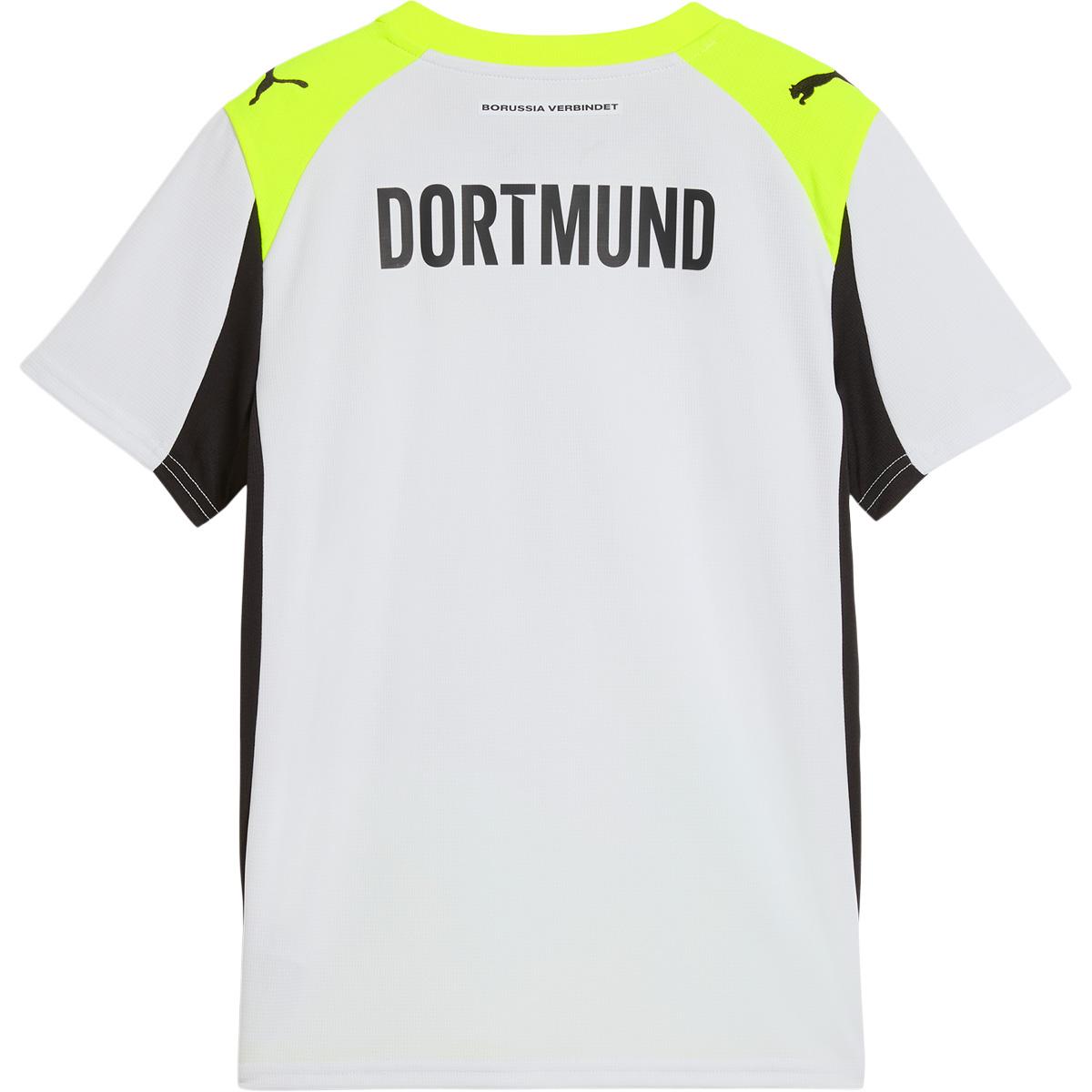 BVB Borussia Dortmund 25/26 Udebanetrøje Børn White/Yellow