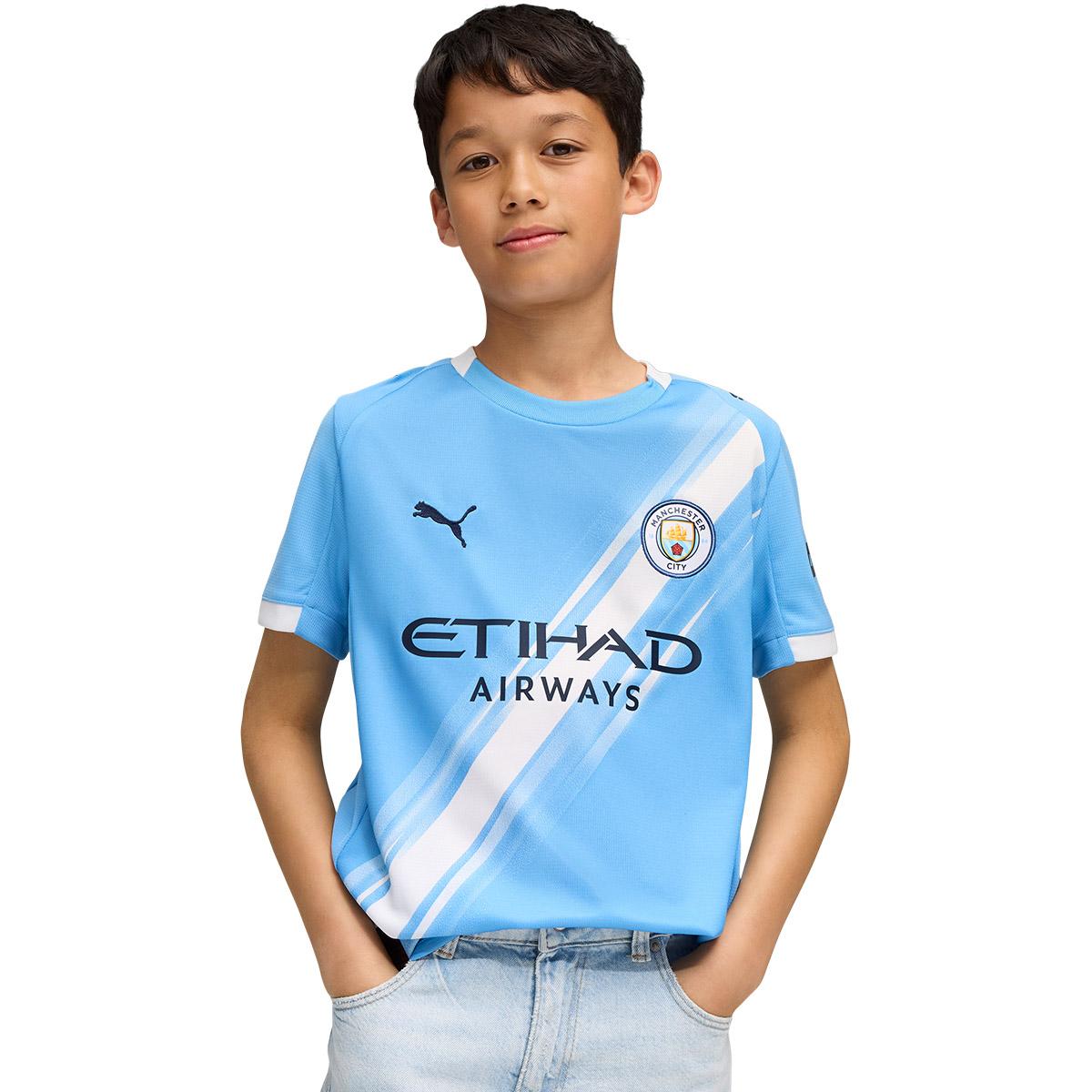 Manchester City 25/26 Hjemmebanetrøje Børn Blue