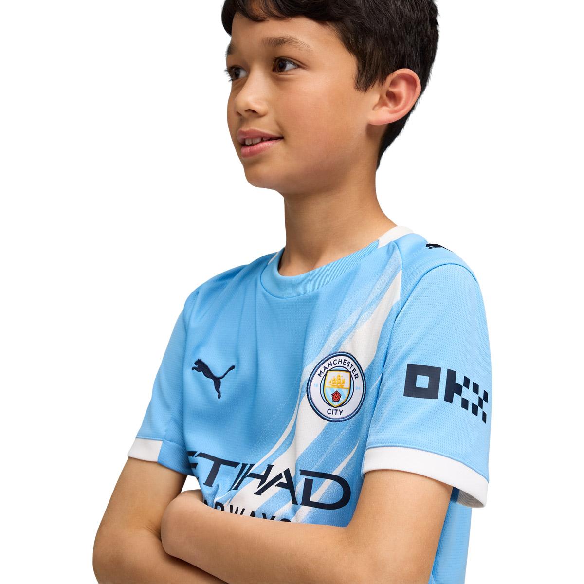Manchester City 25/26 Hjemmebanetrøje Børn Blue