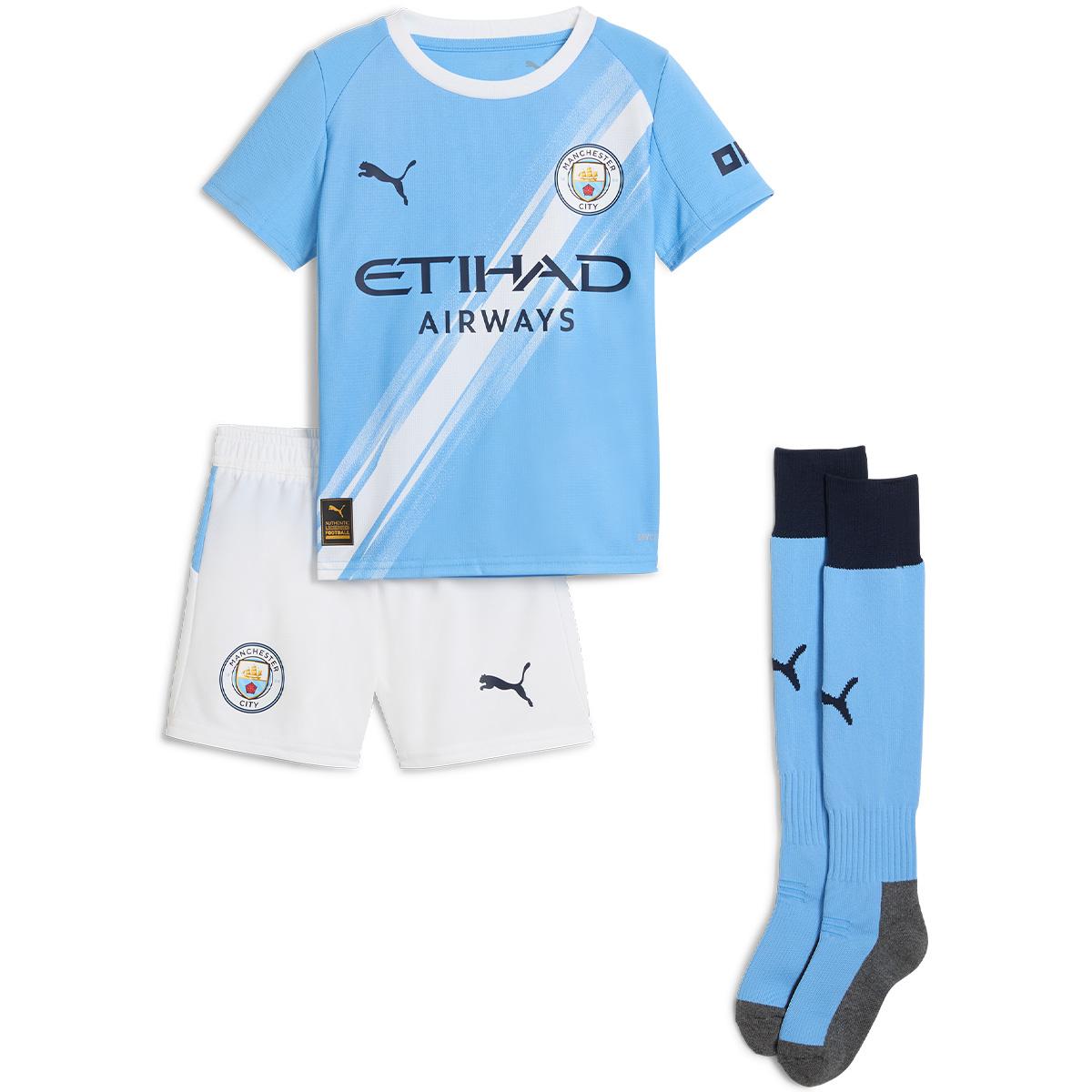 Manchester City 25/26 Hjemmebanesæt Børn Blue