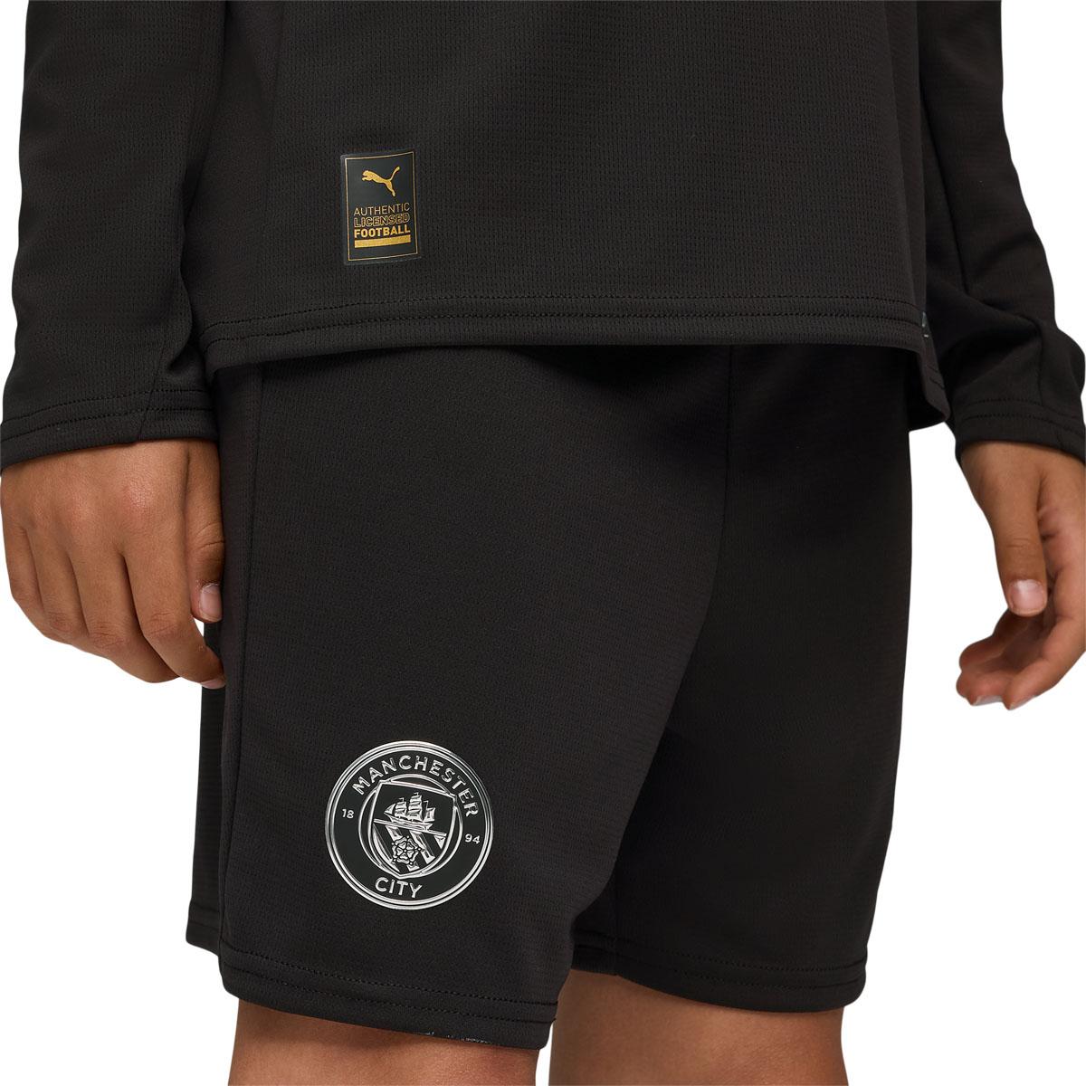 Manchester City 25/26 Udebaneshorts Børn Black