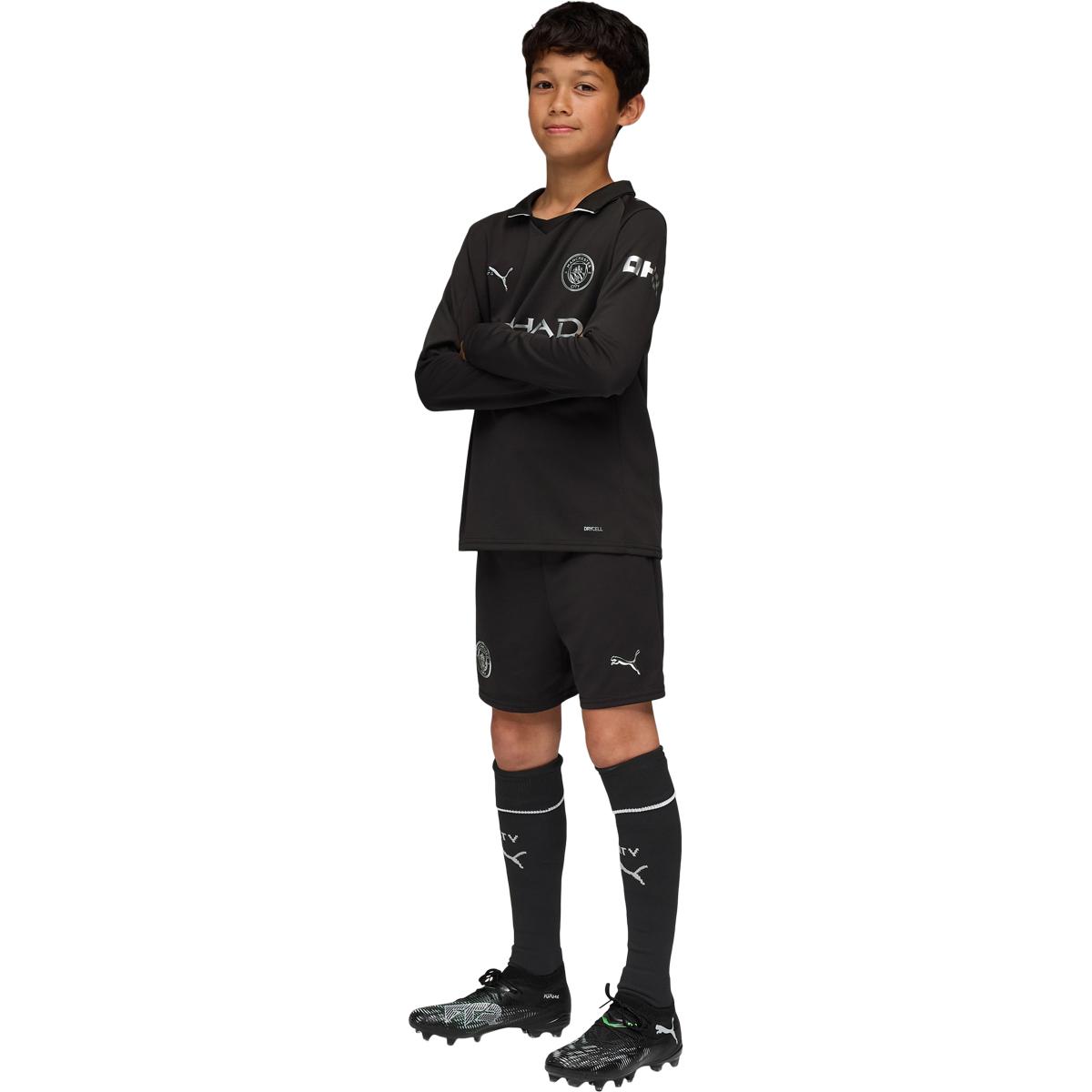Manchester City 25/26 Udebaneshorts Børn Black