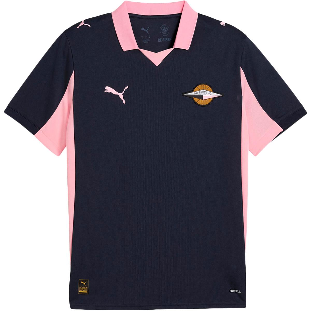 Palermo FC 25/26 Udebanetrøje Sort/pink