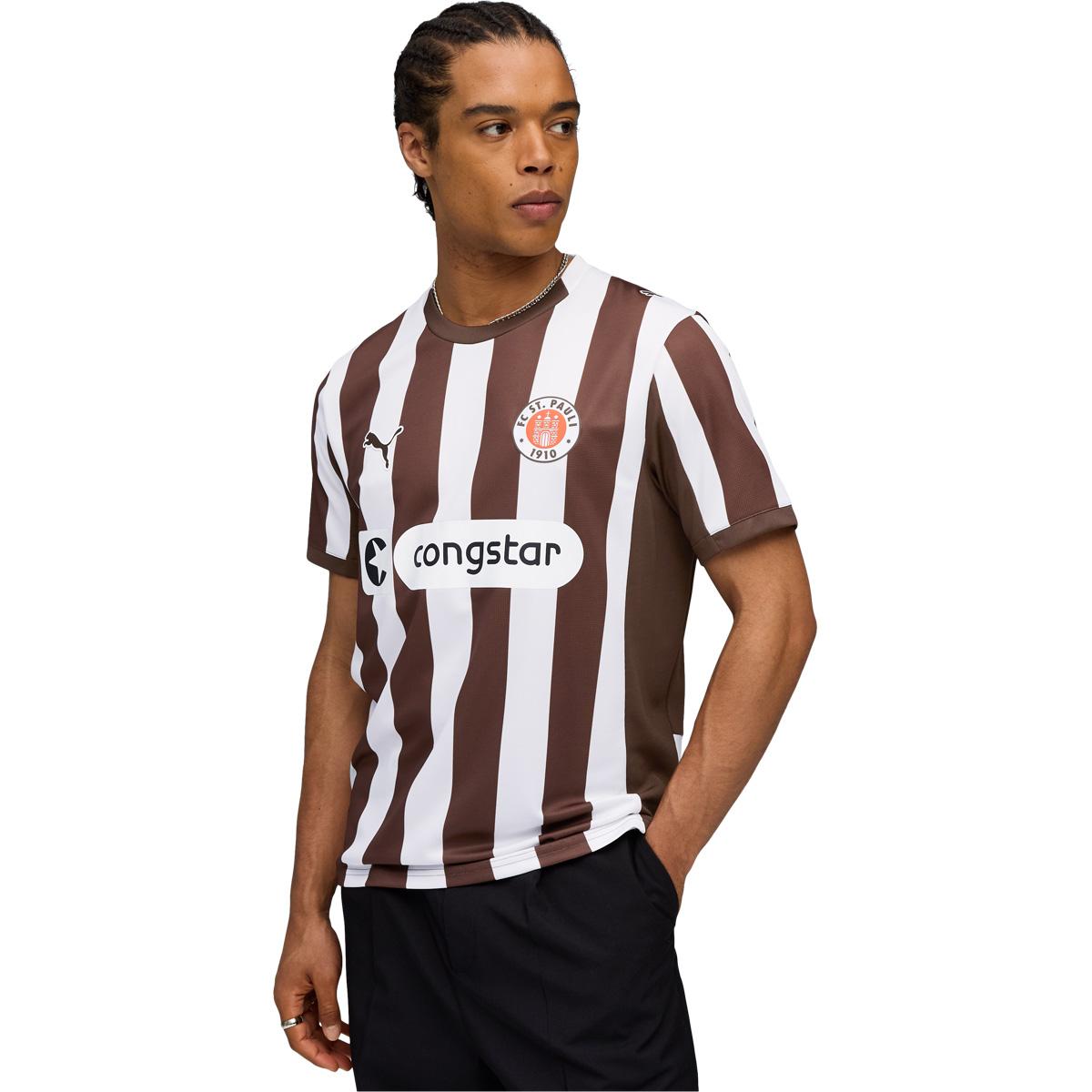 FC St. Pauli 25/26 Hjemmebanetrøje Brown/White