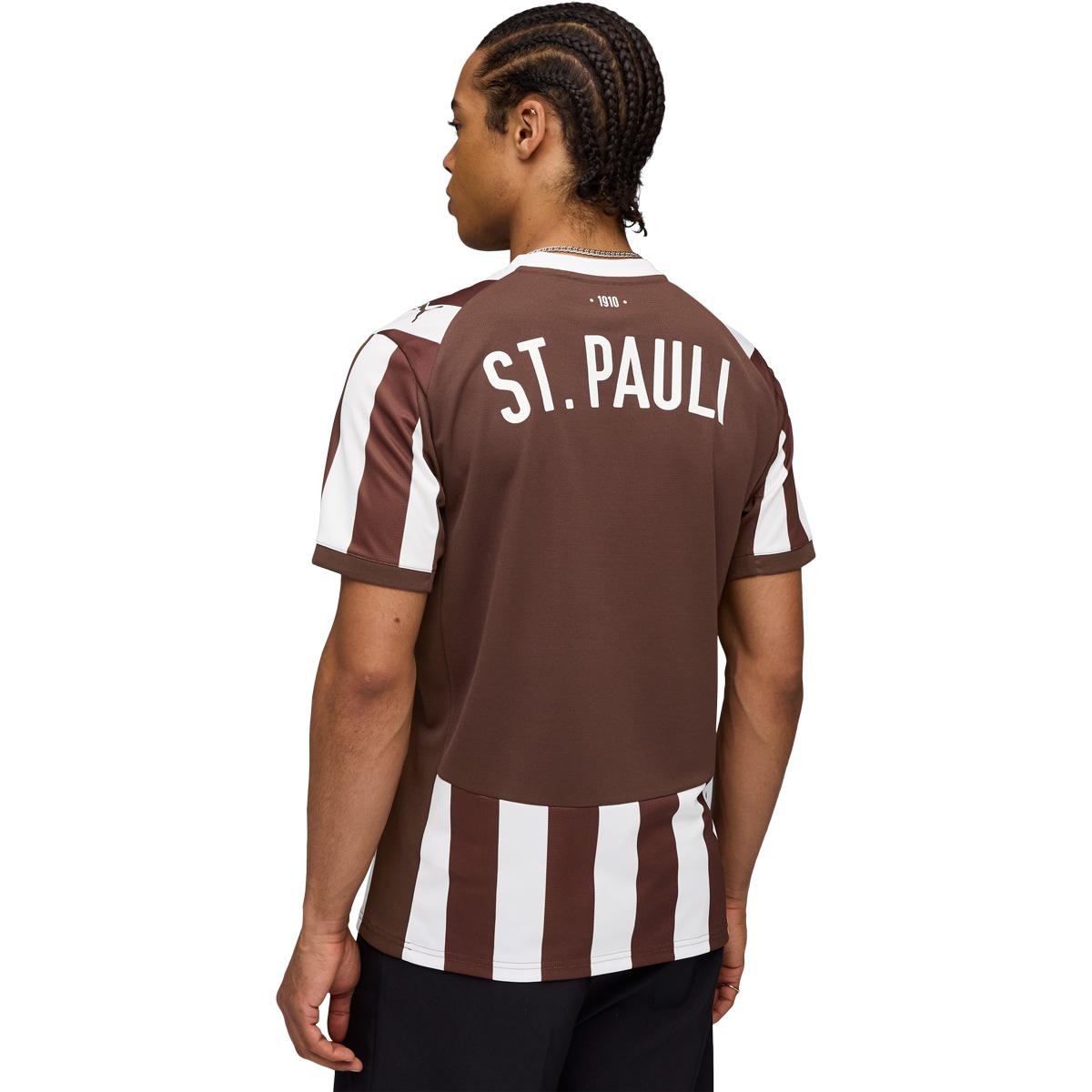 FC St. Pauli 25/26 Hjemmebanetrøje Brown/White