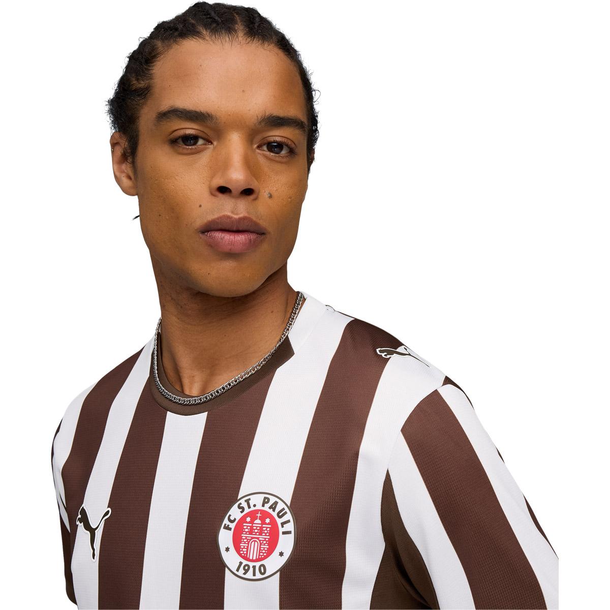 FC St. Pauli 25/26 Hjemmebanetrøje Brown/White