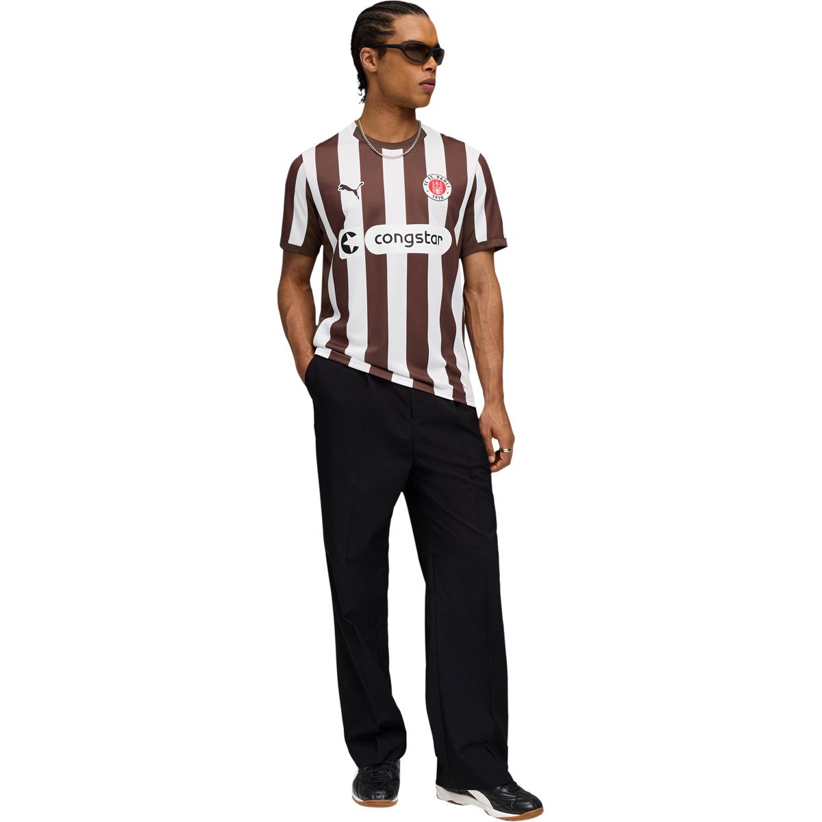 FC St. Pauli 25/26 Hjemmebanetrøje Brown/White