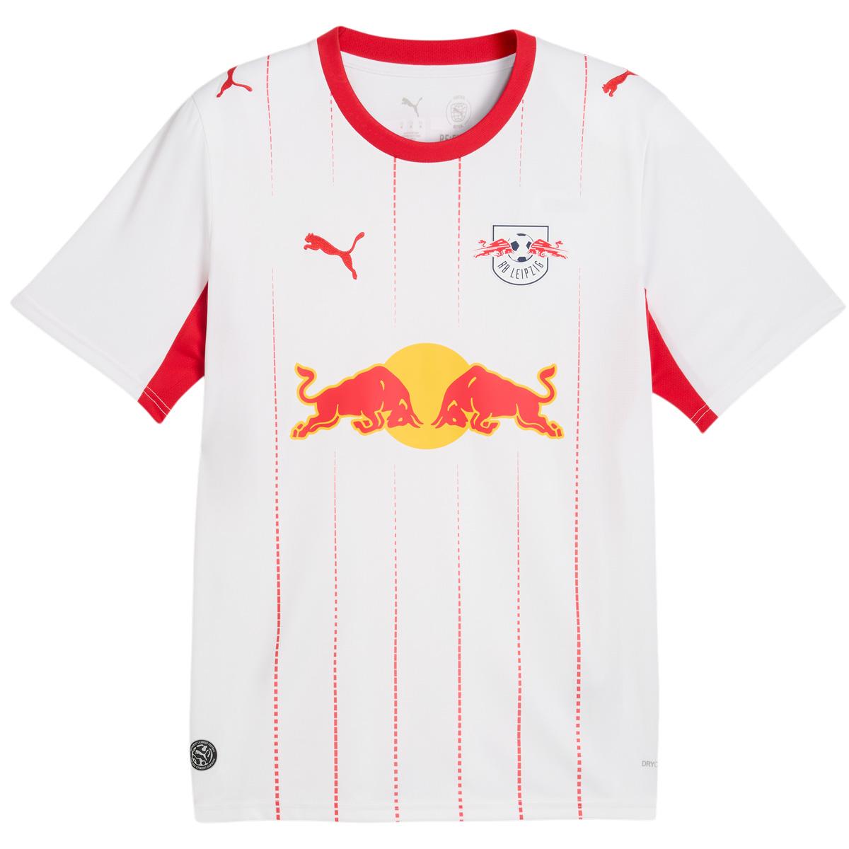 RB Leipzig 26/27 Hjemmebanetrøje PUMA White-For All Time Red