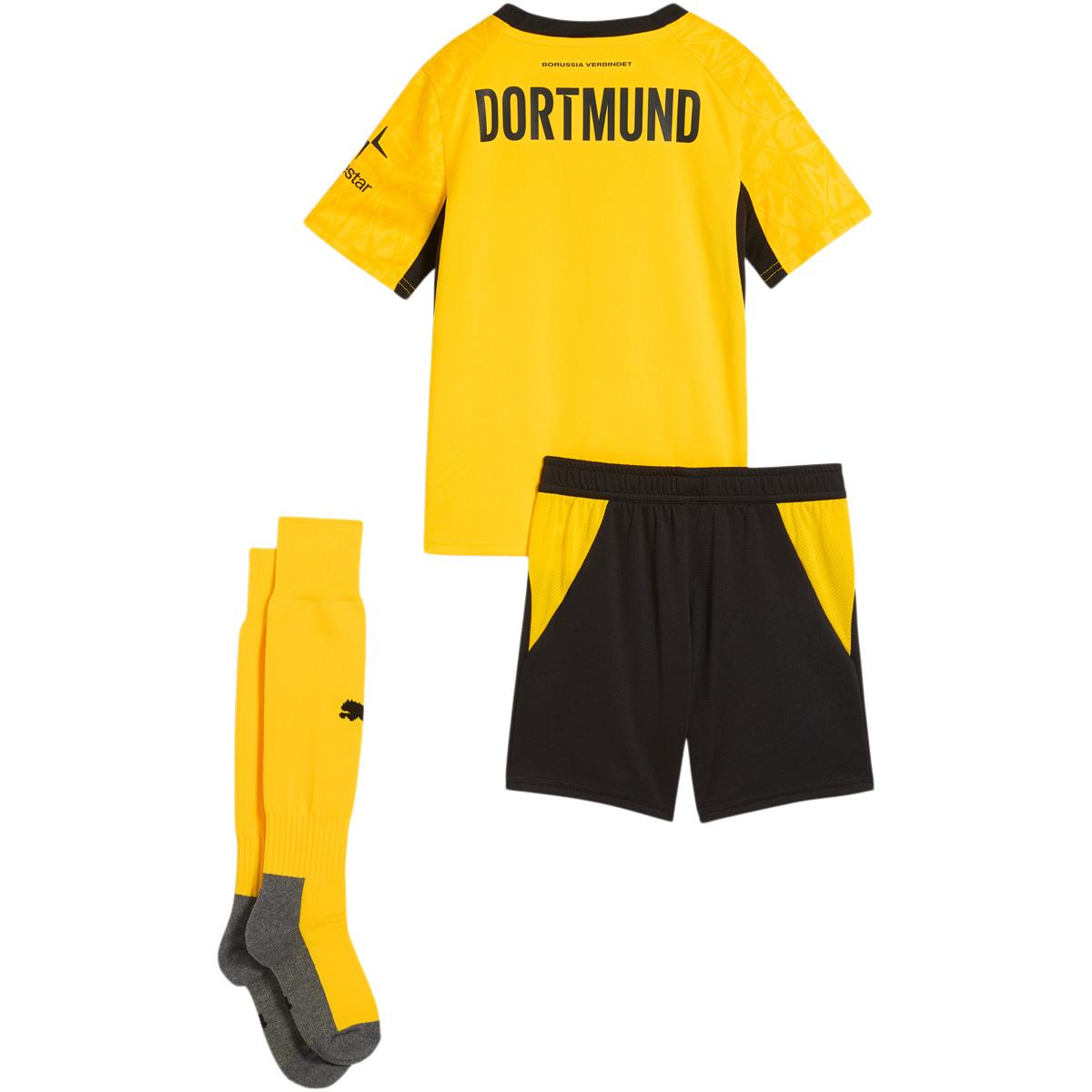 BVB Borussia Dortmund 26/27 Hjemmebanesæt Børn Faster Yellow-PUMA Black