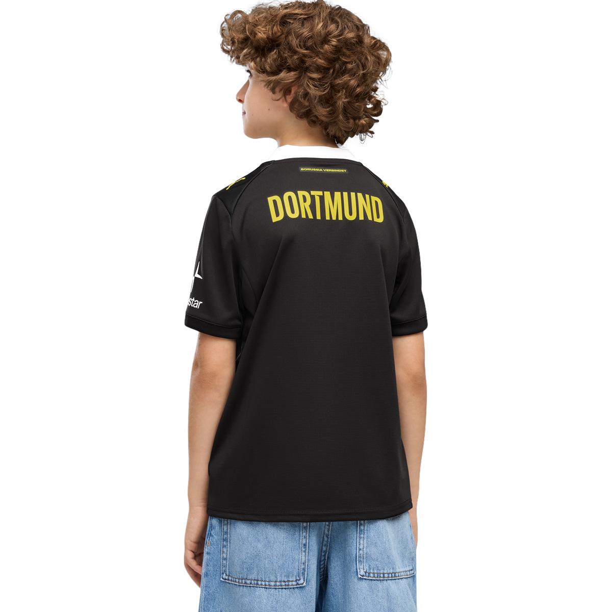 BVB Borussia Dortmund 26/27 Udebanetrøje Børn PUMA Black-Flat Dark Gray