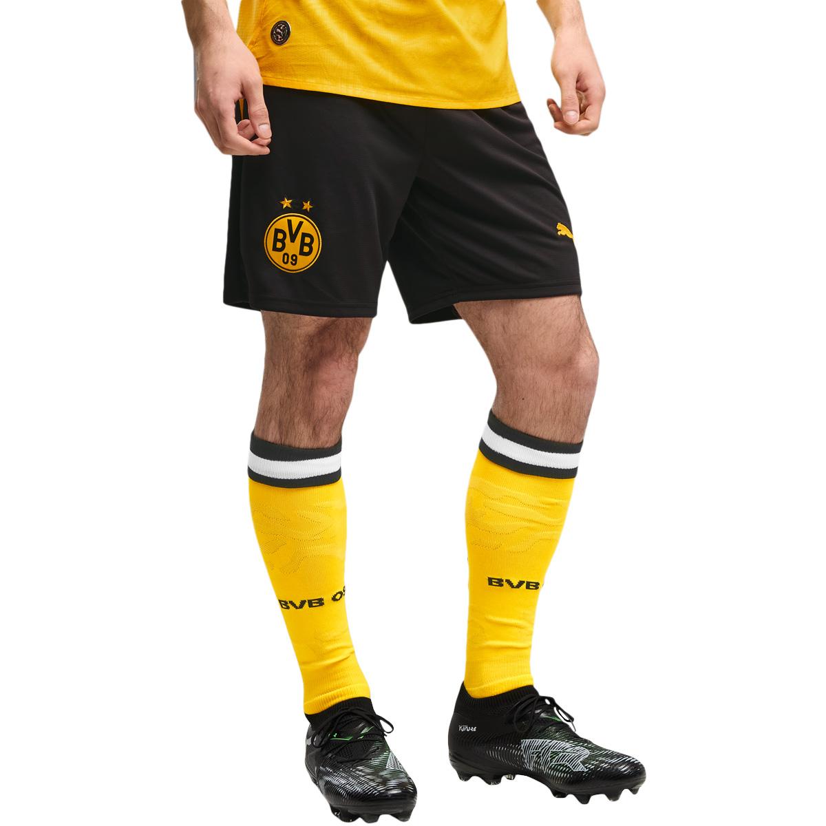 BVB Borussia Dortmund 26/27 Hjemmebaneshorts PUMA Black-Faster Yellow