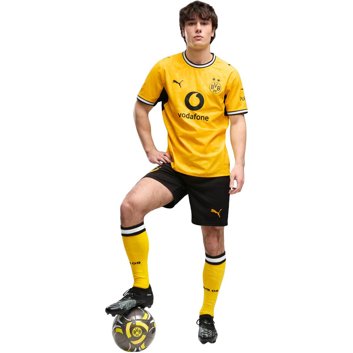 BVB Borussia Dortmund 26/27 Hjemmebaneshorts PUMA Black-Faster Yellow