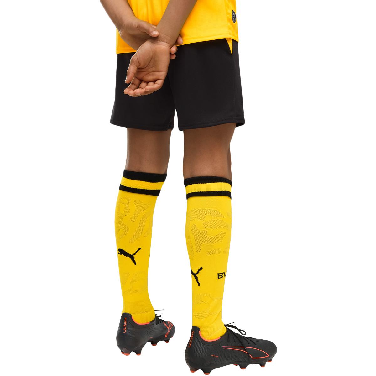 BVB Borussia Dortmund 26/27 Hjemmebaneshorts Børn PUMA Black-Faster Yellow