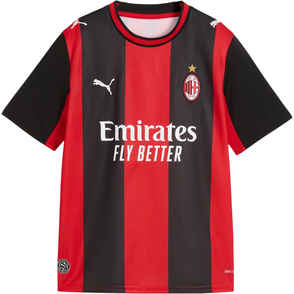 AC Milan 26/27 Hjemmebanetrøje Børn PUMA Black-For All Time Red