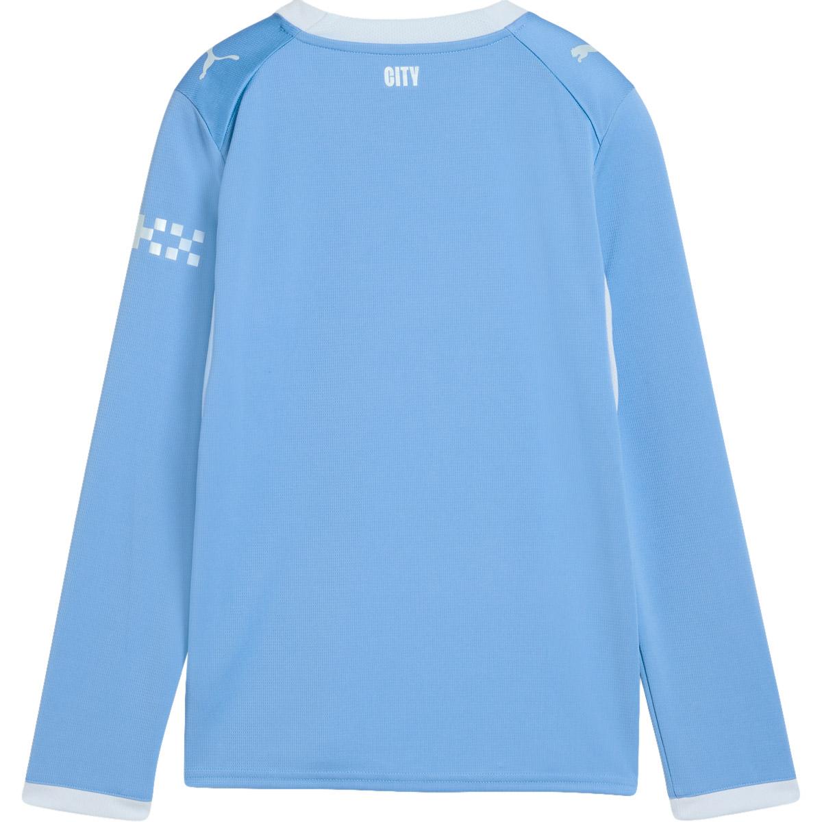 Manchester City 26/27 Langærmet Hjemmebanetrøje Børn Team Light Blue-Icy Blue