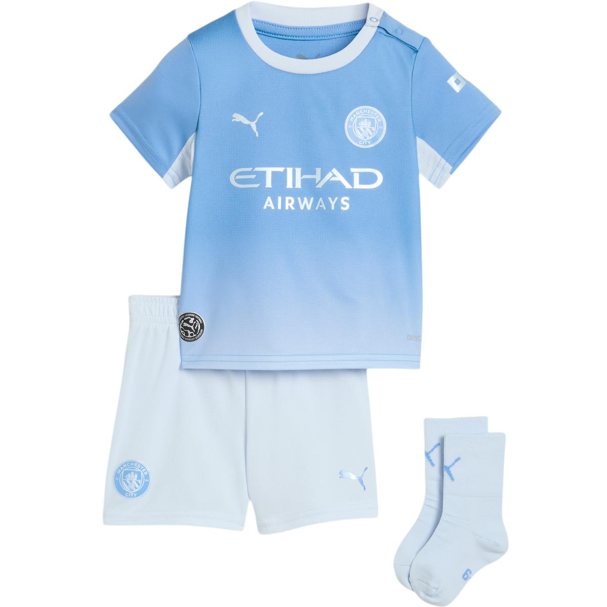 Manchester City 26/27 Hjemmebanesæt Børn Team Light Blue-Icy Blue