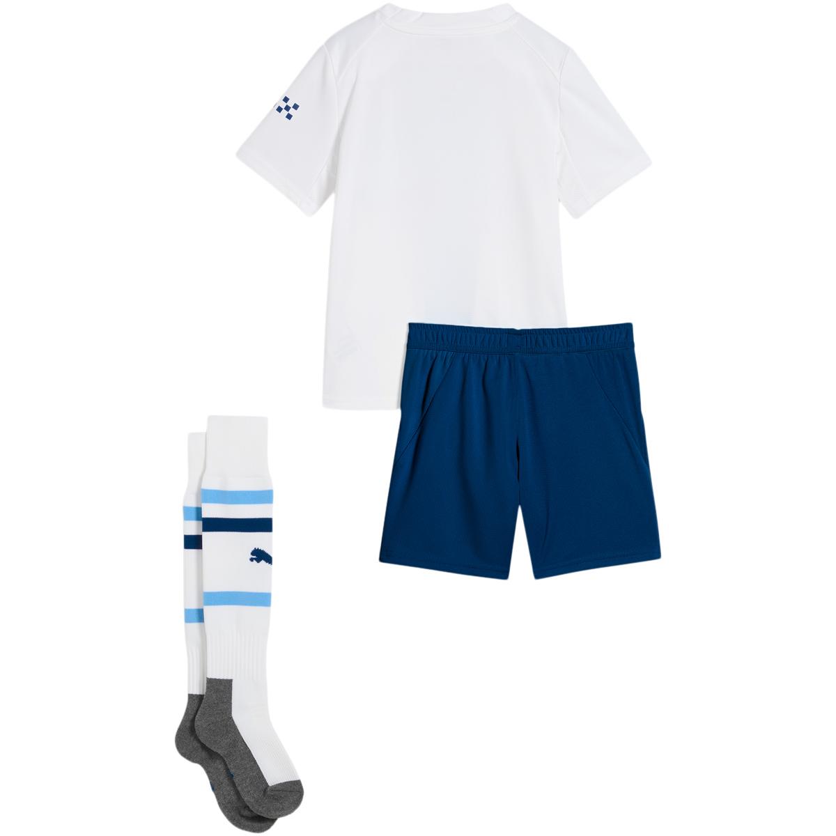 Manchester City 26/27 3. Trøje Sæt Børn PUMA White-Blazing Blue