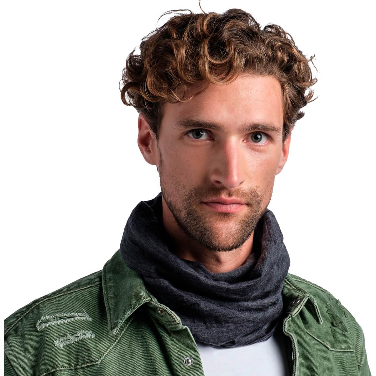 Buff Lightweight Merinould Halsedisse SOLID GREY