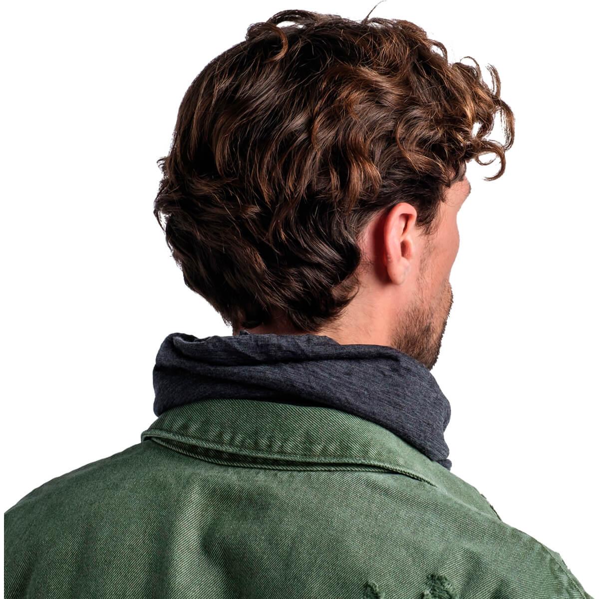 Buff Lightweight Merinould Halsedisse SOLID GREY