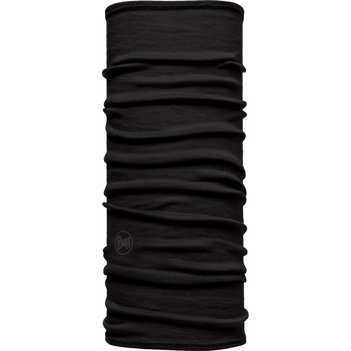 Buff Lightweight Merinould Halsedisse Børn SOLID BLACK